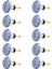 10PCS Seramik Dolap Knobs Vintage Çekmeceler Mutfak Dolabı Çekmecesi Kitaplık Mobilya Kapısı (Vidalarla) (Yurt Dışından) 3