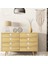 Boho Rattan Dresser Knobs Yuvarlak Ahşap Çekmece Düğmeleri El Yapımı Hasır Dokuma ve Vidalar Boho Mobilya Düğmeleri Bej 12PC (Yurt Dışından) 2
