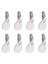 8pcs Masa Örtüsü Ağırlıkları Gözyaşı Tablosu Kapağı Ağırlıklar Metal Klips Masa Örtüsü Kolye Taş Masa Ağırlıkları Askılar (Yurt Dışından) 2