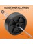 6inch Fragman Jack Wheel Yedek Römork Fragmanı Dil Jack Wheel Hitch Yardımcı Hizmet Fragmanı Jack Yedek Parçaları 1 Pcs (Yurt Dışından) 2