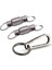 Titanyum Karabin ve Keyrings Titanyum Döner Klipsi 360 Derece Rotasyon 3 Pccs (Yurt Dışından) 1