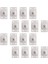 16 Pcs Savaşlar Için Kendi Yapırlıkları Sağlıkları 360 Derece Döndürme Paslanmaz Çelik Kasnak Kackları 4.5 x 2,8cm (Beyaz) (Yurt Dışından) 1