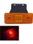 Side Marker Işaret Lamba Ayaklı 4 LED 12-24V Kırmızı 11X4CM MTL-29764 1