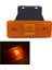 Side Marker Işaret Lamba Ayaklı 4 LED 12-24V Amber 11X4CM MTL-29730 1