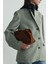 Yeşil Julie Ekose Blazer Ceket 3