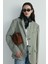 Yeşil Julie Ekose Blazer Ceket 4