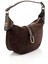 Kahve Hakiki Deri Kadın Omuz Çantası C06004011202 2