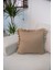 Fırfırlı Bej Kırlent Kılıfı Dekoratif Bohem Soft Koltuk Sırt Yastık Hediyelik Yılbaşı 45X45 4