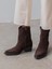 Vulya Kahve Süet Hakiki Deri Kadın Bot 4
