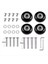 4pcs Set Bagaj Yedek Tekerlekleri 50 mm ile 6mm (0.24IN) Rulmanlar Onarım Kitleri Bavul ve Satır Içi Paten Için Abec 608ZZ (Yurt Dışından) 5