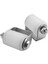 2pcs Slayt Kapısı Kılavuzu Roller 3 Inç Sert Naylon Kaydıran Yuvarlanan Kapılar Guid (Yurt Dışından) 2