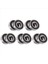 6001RS Derin Oluk Topu 28 x 12 x 8 mm 10 Adet, Gümüş ve Siyah (Yurt Dışından) 3