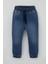 Erkek Çocuk Jean Pantolon Beli Paçası Lastikli Bağcıklı 1.5-5 Yaş, Mavi 1
