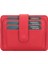 Çok Bölmeli Slim Deri Kartlık BLW019 Erc2 Kırmızı 2