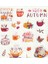 Hello Autumn Sonbahar Sticker Seti Happy Thanksgiving Sticker Hello Fall Çıkartma Etiket NSTI0084 2