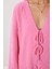 Çok Yumuşak Dokulu Bağlamalı Triko Hırka LCI0043 Pembe 4