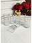 Seçkinev Çınar 6'lı 355ML Yaldızlı ve Kesme Su Bardağı Takımı (Ekose-Line) 2