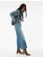 Rahat Kalıp Yüksek Bel Geniş Paça Jean Pantolon - Culotte Jeans 2