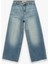 Rahat Kalıp Yüksek Bel Geniş Paça Jean Pantolon - Culotte Jeans 4