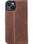 Apple iPhone 14 Plus Uyumlu Deri Cüzdanlı Kılıf Mwwn G2 Kahve 5