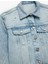 Cepli Uzun Kollu Pamuklu Düğmeli Klasik Yaka Denim Ceket 5