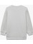 Pamuklu Uzun Kollu Bisiklet Yaka Oversize Basic Sweatshirt 3
