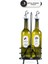 3 Parça 750 ml Cam Yağlık & Sirkelik Seti – Metal Standlı, Damlatmaz Başlıklı 4