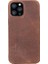 Apple iPhone 12 Pro Max Uyumlu Deri Arka Kapak Rock G2 Kahve 1