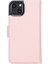 Apple iPhone 13 Uyumlu Deri Cüzdanlı Kılıf Nu2 Pembe 5