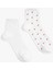 Pamuklu Çiçek Desenli 2'li Soket Çorap Seti 2