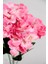 7 Dallı Ortanca Demeti 40 cm Fuşya Gerçekçi Görünüm ile Dekoratif 3