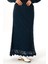 Beli Lastikli Elvan Sonbahar ve Kışlık Uzun Örgü Triko Etek Lacivert Lcvt 1