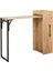 Slide Katlanır Çok Amaçlı Masa - Ceviz/siyah 122X44.5X108 cm 2