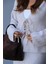 Ekru Bluz Etek Triko Takım 4