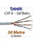 Cat6 50 Metre Saf Bakır U-Utp Iç Mekan Data Kablosu 4X2X23 Awg Lsz 1