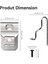 Kemer Klipsi, 6pcs Paslanmaz Çelik Matkap Tool Clips Kanca Kiti N268241 Için Vidalı 20V Elektrikli El Aletleri DCD980 DCD985 (Yurt Dışından) 4