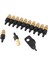 12 Set Bakır Ayarlanabilir Püskürtme Meme Sprey Atomizasyon Bakır Kılcal Etkisi 47 Fabrika Ayarlanabilir Sulama Damatlar Sprinkler Damat Damat Sistemi 1/4 Inç Barb. (Yurt Dışından) 2