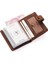 Hakiki Eskitme Deri Kağıt Para ve Bol Kart Bölmeli Patlı Unisex Kartlık Cüzdan - G2 Taba 5