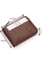 Mira Hakiki Deri Unisex Cüzdan, Kartlık - Fındık 1