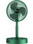 Mft Masaüstü Fan Vantilatör Teleskopik Şarjlı Katlanabilir Taşınabilir 3 Kademe Yeşil Soğutucu. 4