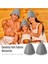 12PCS Sauna Şapka Keçe Banyosu Şapka Kafa Koruma Emici Sauna Kapağı Sauna Duş Banyo Buhar Odası Aksesuarları (Yurt Dışından) 5