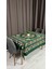 Kolay Temizlenebilir Çiçek Desenli Pamuklu Masa Örtüsü 170X170 cm – Çeyizlik, Sofra ve Dekoratif 3