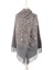 Gri Taşlı Nakışlı Kışlık Şal 2