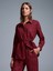 50518 Kemerli Süet Gömlek-Bordo 3