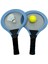 Badminton Seti ve Soft Tenis Topu Mavi 2