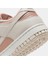 Dunk Low Leather Unisex Sneaker Hakiki Deri Krem Pembe Spor Ayakkabı 4
