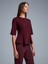 32077 Peplum Top-Bordo 1