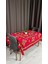 Kolay Temizlenebilir Çiçek Desenli Pamuklu Masa Örtüsü 170X170 cm – Çeyizlik, Sofra ve Dekoratif 4