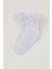 Kız Çocuk Soket Çorap Bilek Kısmı Tül Detaylı 1-4 Yaş, Beyaz 1