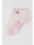 Kız Çocuk Patik Çorap Sevgi Temalı Yazı Baskılı 3-8 Yaş, Pembe 1